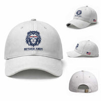 Cool Dutch Lion With Sunglasses Baseball Cap Netherlands Pride Gift