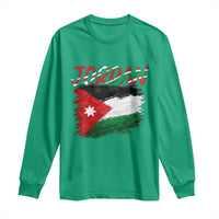 Vintage Jordan Pride Long Sleeve Shirt Proud Jordanian Roots Gift