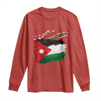 Vintage Jordan Pride Long Sleeve Shirt Proud Jordanian Roots Gift