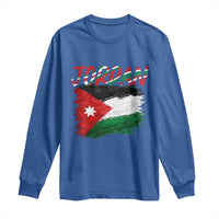 Vintage Jordan Pride Long Sleeve Shirt Proud Jordanian Roots Gift