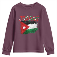 Vintage Jordan Pride Youth Sweatshirt Proud Jordanian Roots Gift