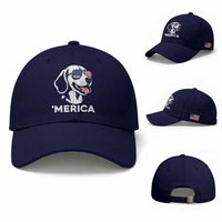 Funny Merica Beagle Lover 4th Of July Baseball Cap Patriotic Dog Gift
