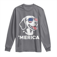 Funny Merica Beagle Lover 4th Of July Long Sleeve Shirt Patriotic Dog Gift