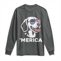 Funny Merica Beagle Lover 4th Of July Long Sleeve Shirt Patriotic Dog Gift