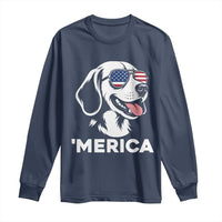 Funny Merica Beagle Lover 4th Of July Long Sleeve Shirt Patriotic Dog Gift