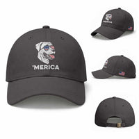 Patriotic Boxer Lover 4th Of July Dog Baseball Cap American Flag Merica Pride