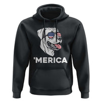 Patriotic Boxer Lover 4th Of July Dog Hoodie American Flag Merica Pride