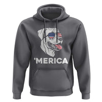 Patriotic Boxer Lover 4th Of July Dog Hoodie American Flag Merica Pride