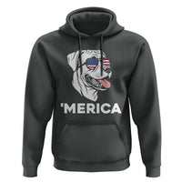 Patriotic Boxer Lover 4th Of July Dog Hoodie American Flag Merica Pride