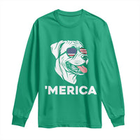 Patriotic Boxer Lover 4th Of July Dog Long Sleeve Shirt American Flag Merica Pride
