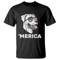 Patriotic Boxer Lover 4th Of July Dog T Shirt American Flag Merica Pride