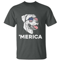 Patriotic Boxer Lover 4th Of July Dog T Shirt American Flag Merica Pride