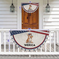 Funny Merica Corgi Lover 4th Of July Patriotic Fan Flag Dog Mom Dad Gift