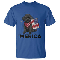 Merica Poodle Dog Lover Gift T Shirt Patriotic 4th Of July