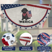 Merica Poodle Dog Lover Gift Patriotic Fan Flag 4th Of July