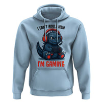 I Cant Adult Now Im Gaming Hoodie Funny Monster Playing Video Game - Wonder Print Shop