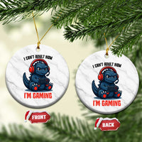 I Cant Adult Now Im Gaming Ceramic Ornament Funny Monster Playing Video Game - Wonder Print Shop