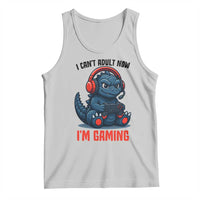 I Cant Adult Now Im Gaming Tank Top Funny Monster Playing Video Game - Wonder Print Shop