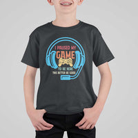 Funny Gamer T Shirt For Kid I Paused My Game To Be Here - Wonder Print Shop