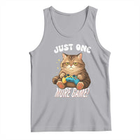 Just One More Game Tank Top Funny Lazy Cat Playing Video Game - Wonder Print Shop
