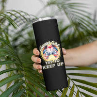 Im A Gamer Girl Try To Keep Up Skinny Tumbler Funny Gaming Gift