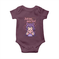 Just One More Game Baby Onesie Cute Girl Playing Game Humor Gift - Wonder Print Shop