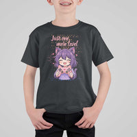 Just One More Game T Shirt For Kid Cute Girl Playing Game Humor Gift - Wonder Print Shop