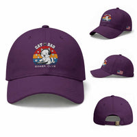 Funny Cat Dad Gamer Club Baseball Cap Gamer Cat Lover Gift