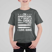 Funny Im Ammosexual T Shirt For Kid American Freedom Second Amendment