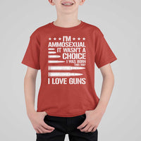 Funny Im Ammosexual T Shirt For Kid American Freedom Second Amendment