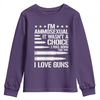 Funny Im Ammosexual Youth Sweatshirt American Freedom Second Amendment