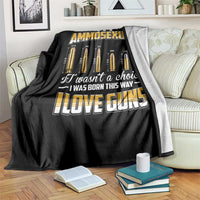 Funny Im Ammosexual Throw Blanket Second Amendment Patriotic Freedom Graphic