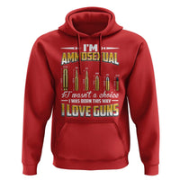 Funny Im Ammosexual Hoodie Second Amendment Patriotic Freedom Graphic