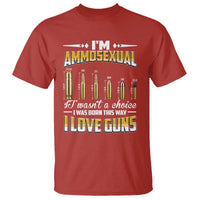 Funny Im Ammosexual T Shirt Second Amendment Patriotic Freedom Graphic