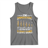 Funny Im Ammosexual Tank Top Second Amendment Patriotic Freedom Graphic