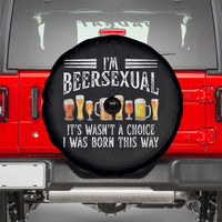 Funny Im Beersexual Spare Tire Cover Born This Way Beer Lover Graphic