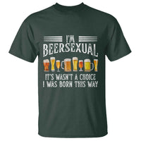 Funny Im Beersexual T Shirt Born This Way Beer Lover Graphic