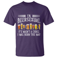 Funny Im Beersexual T Shirt Born This Way Beer Lover Graphic