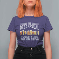 Funny Im Beersexual T Shirt For Women Born This Way Beer Lover Graphic