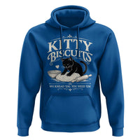 Kitty Biscuits We Knead Em You Need Em Hoodie Funny Black Cat Making Biscuits Baking