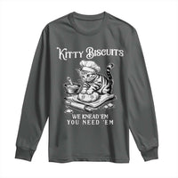 Funny Kitty Biscuits Bakery Long Sleeve Shirt We Knead Em You Need Em