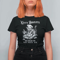 Funny Kitty Biscuits Bakery T Shirt For Women We Knead Em You Need Em