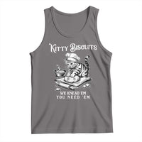 Funny Kitty Biscuits Bakery Tank Top We Knead Em You Need Em