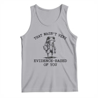 Funny Grumpy Frog Doctor Tank Top That Wasnt Very Evidence Based Of You