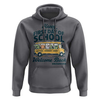 School Bus Driver Gift Hoodie Happy First Day Of School