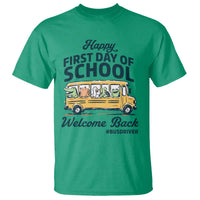 School Bus Driver Gift T Shirt Happy First Day Of School