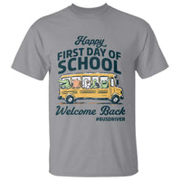 School Bus Driver Gift T Shirt Happy First Day Of School