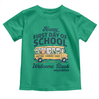 School Bus Driver Gift Toddler T Shirt Happy First Day Of School
