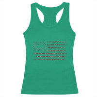 Alligator Hunting Camo American Flag Racerback Tank Top Louisiana Bayou Hunter Gift