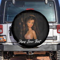 Funny Sassy Christian Doll Face Meme Spare Tire Cover Jesus Saw That